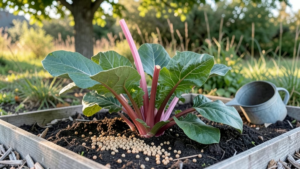 Fertilizing Rhubarb Plants: Soil pH and Nutrient Timing for Bold Stalks