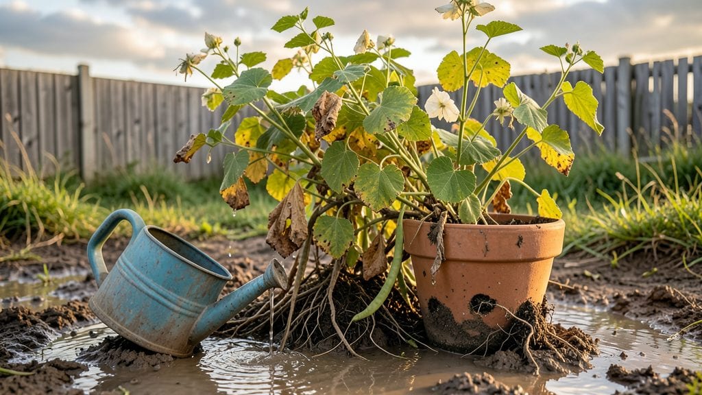 Overwatered Bean Plants: Prune, Drain, and Revive in 24 Hours
