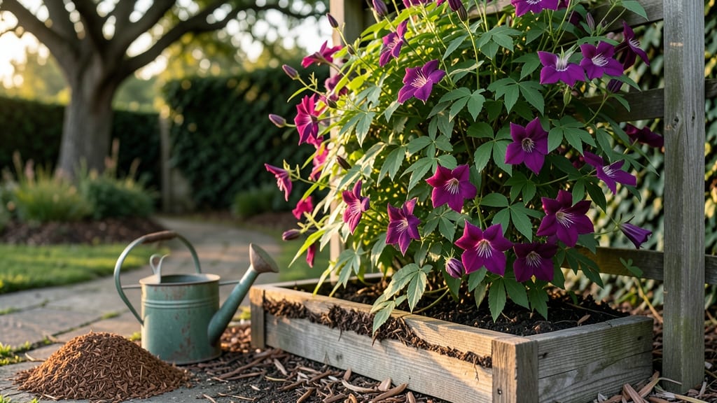 Watering Clematis Plants: Soil Moisture Secrets for Year-Round Blooms